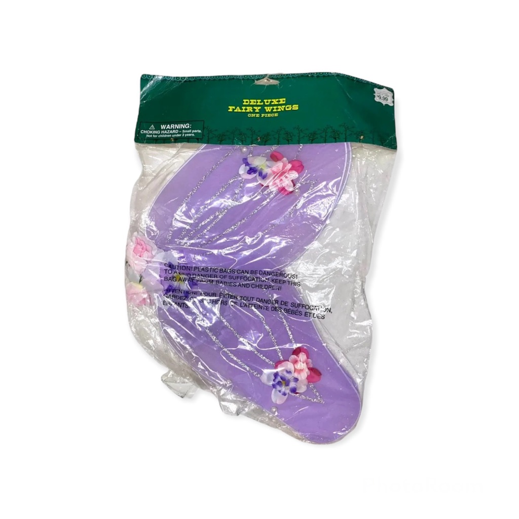 Girls Halloween Deluxe Fairy Wings